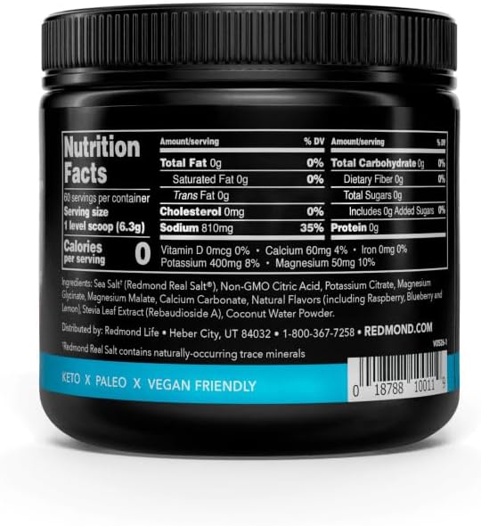 REDMOND Re-Lyte Hydration Electrolyte Powder Mix (Mixed Berry)