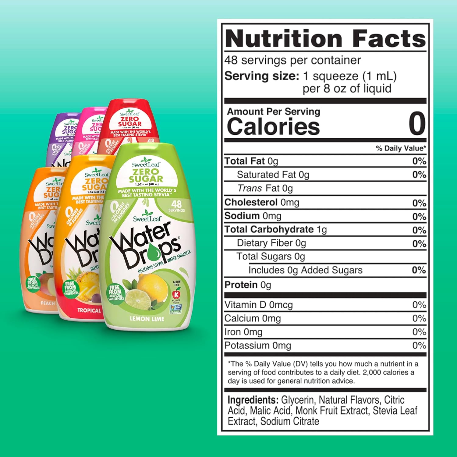 SweetLeaf Water Flavoring Drops - Stevia Water Enhancer