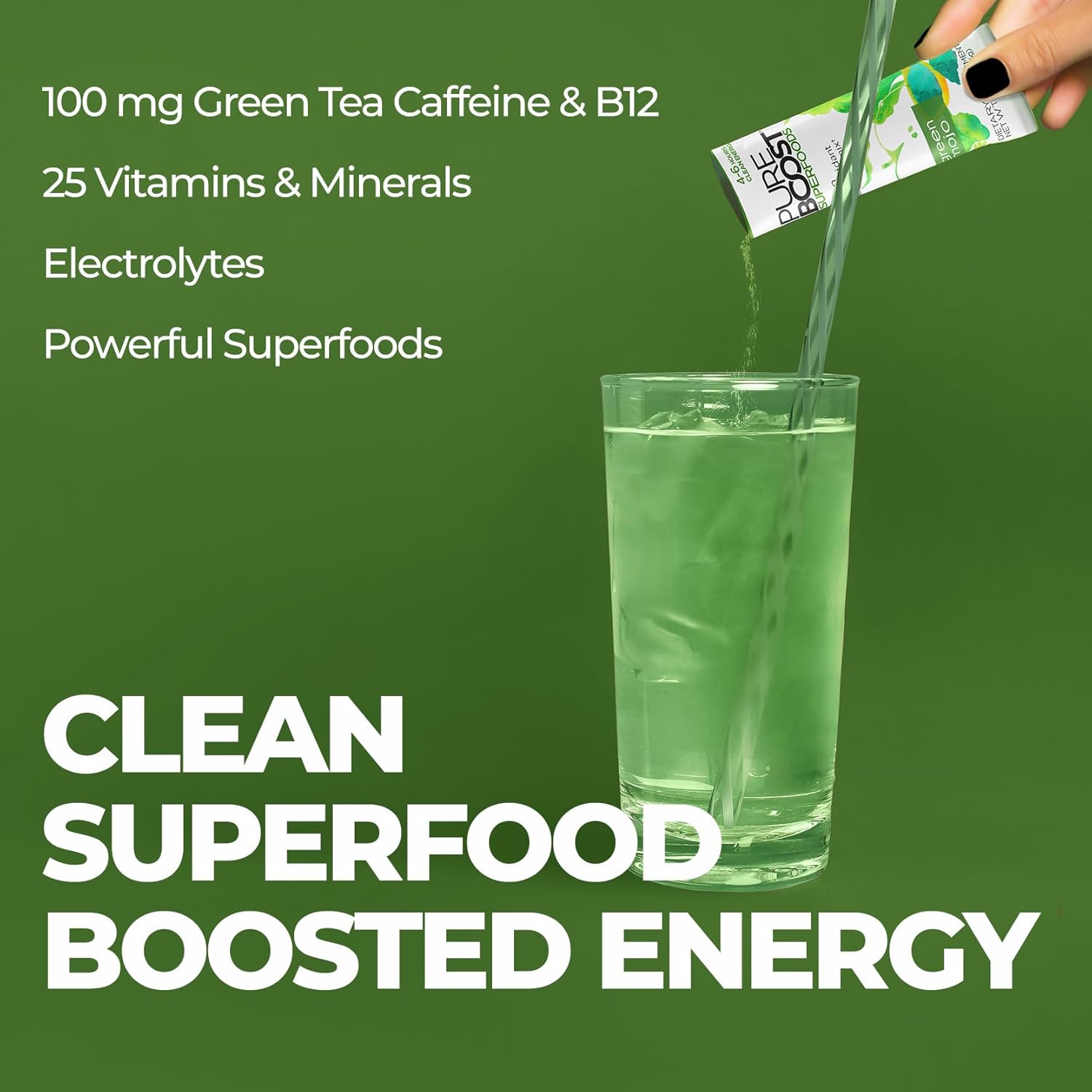 Pureboost Sugar-Free Superfoods Clean Energy Booster